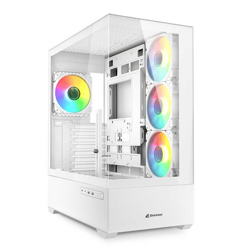 SHARKOON　ＰＣケース　SHA-AK6-RGB-WT