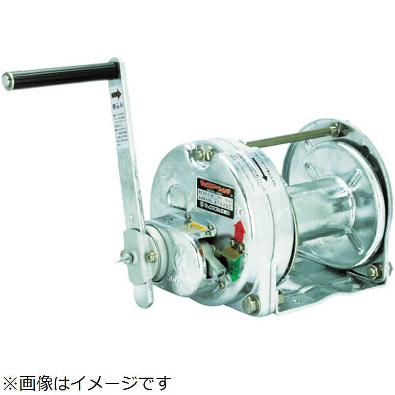 マックスプル工業　マックスプル 手動ウインチ(溶融亜鉛メッキ付き)　GM1GS 37,070円