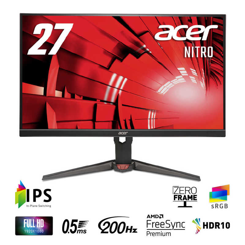 ACER エイサー　XV270X1bmiiprx NITRO/27/IPS/1920x1080/200/1ms/P対 ［27型 /フルHD(1920×1080) /ワイド］ 25,752円