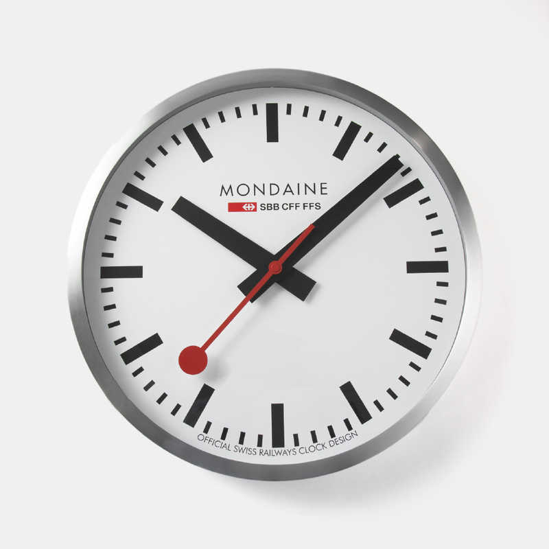MONDAINE　モンディーン 掛け時計 ウォールクロック 40cm ホワイト　A995.CLOCK.16SBB 32,370円