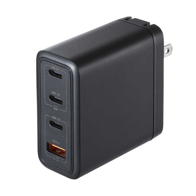サンワサプライ　USB PD対応AC充電器(PD100W・C×3＋A×1)　ACA-PD104BK 6,620円
