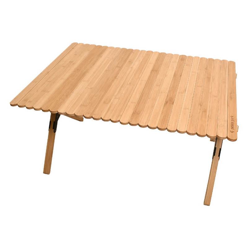 PEACEPARK　アウトドア用品 テーブル PORTABLE BAMBOO TABLE (ポータブル バンブー テーブル) ナチュラル　PORTABLEBAMBOOTABLE