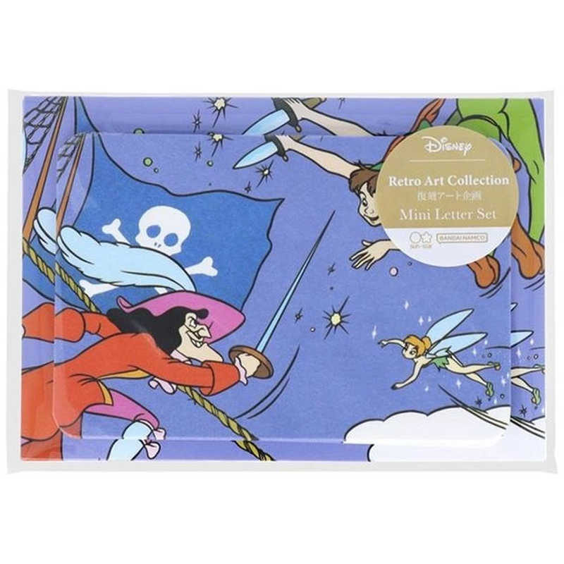 サンスター文具　ミニレターセット/DC レトロアートコレクション 1990/ピーター・パン　S8906610画像