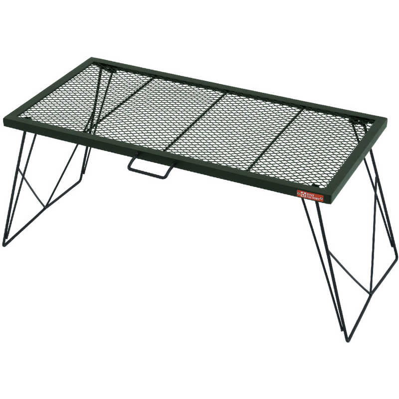 アウトサム　TENT FACTORY(テントファクトリー) FDテーブル900MH ミドルハイ モスグリーン×ブラック　SWFD900MH