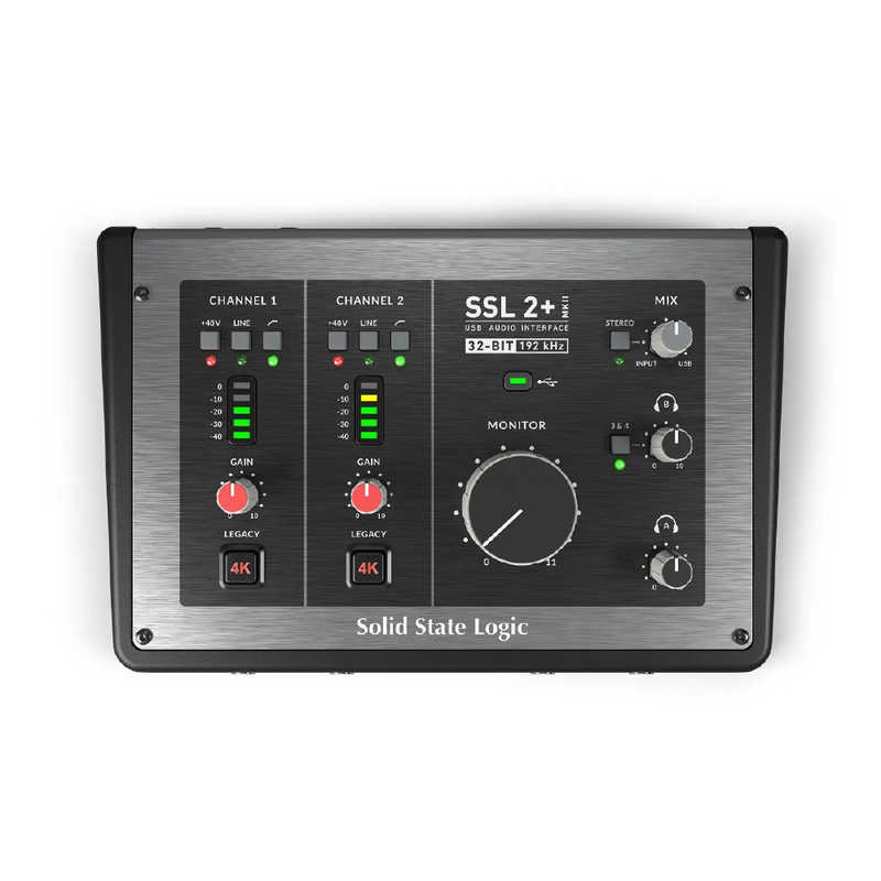 SSL　Solid State Logic 2＋ MKII USBオーディオ・インターフェイス 2 ＆ 2＋ 待望の次世代機が登場 Solid State Logic　SSL2＋ MK2