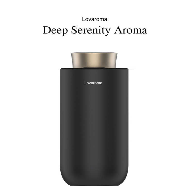 LOVAROMA　Lovaroma ラバロマ 高密度アロマディフューザー「Deep Serenity Aroma」 ブラックゴールド　60089