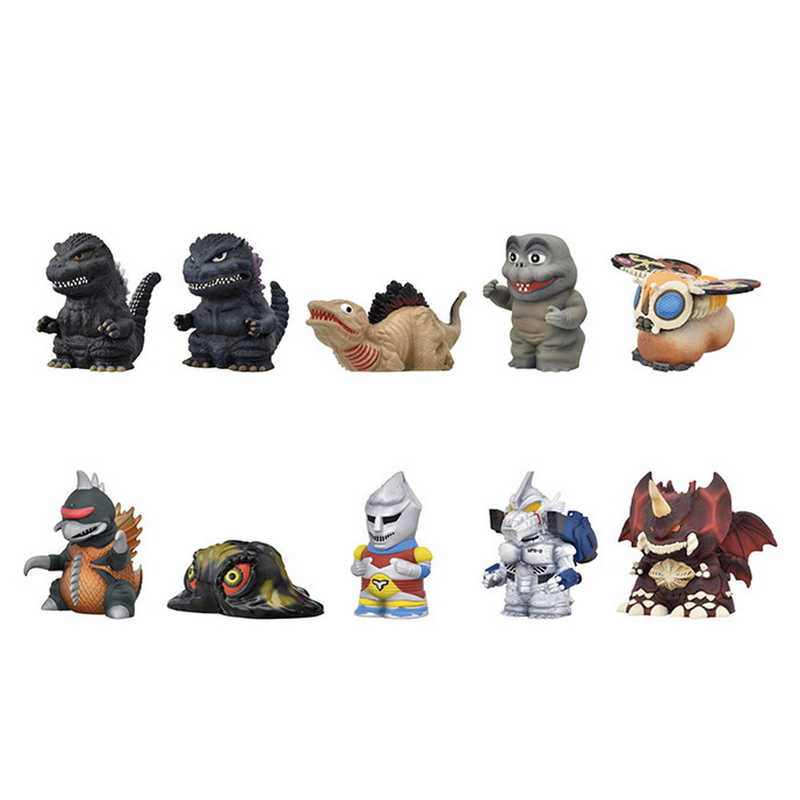 エンスカイ　ゴジラ ソフビパペットマスコット2(単品)画像