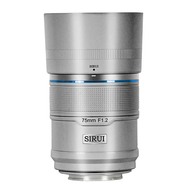 SIRUI　オートフォーカスレンズ F1.2 APS-C 75mm X/シルバー ［FUJIFILM X / 単焦点レンズ］ シルバー　75AS12X-S-JP