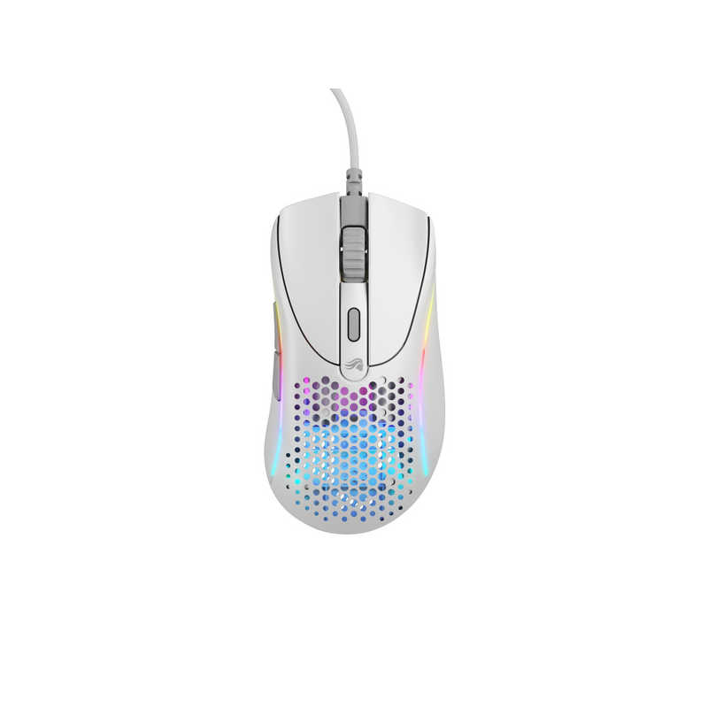 GLORIOUS　ゲーミングマウス Glorious Model D 2 Wired ［ 有線 / 6ボタン ］ Matte White　GLO-MS-DV2-MW｜コジマ店