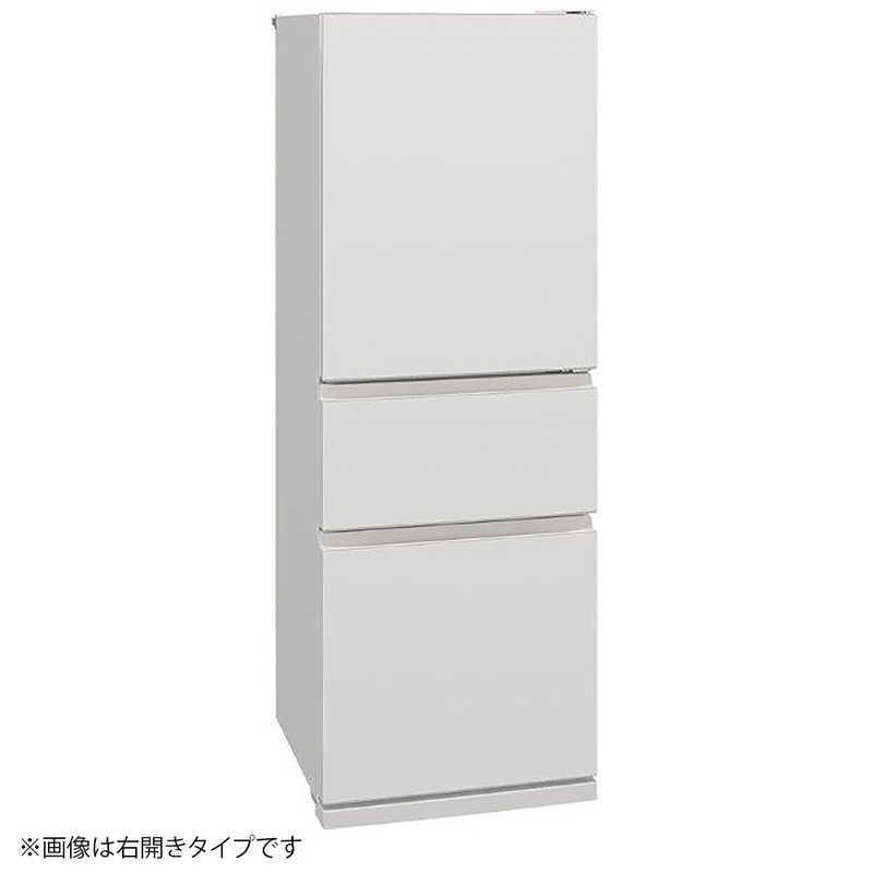 三菱　MITSUBISHI　冷蔵庫 3ドア 330L 左開き CXシリーズ 氷点下ストッカーD A.I. 真ん中野菜室 幅60cm マットリネンホワイト　MR-CX33ML-W（標準設置無料） 64,840円