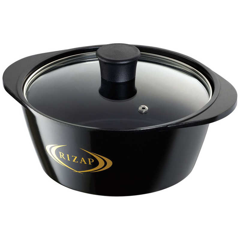 スケーター　ヘルシー万能鍋 IH対応(浅鍋1.2L 深鍋3.0L) RIZAP　ANWP1