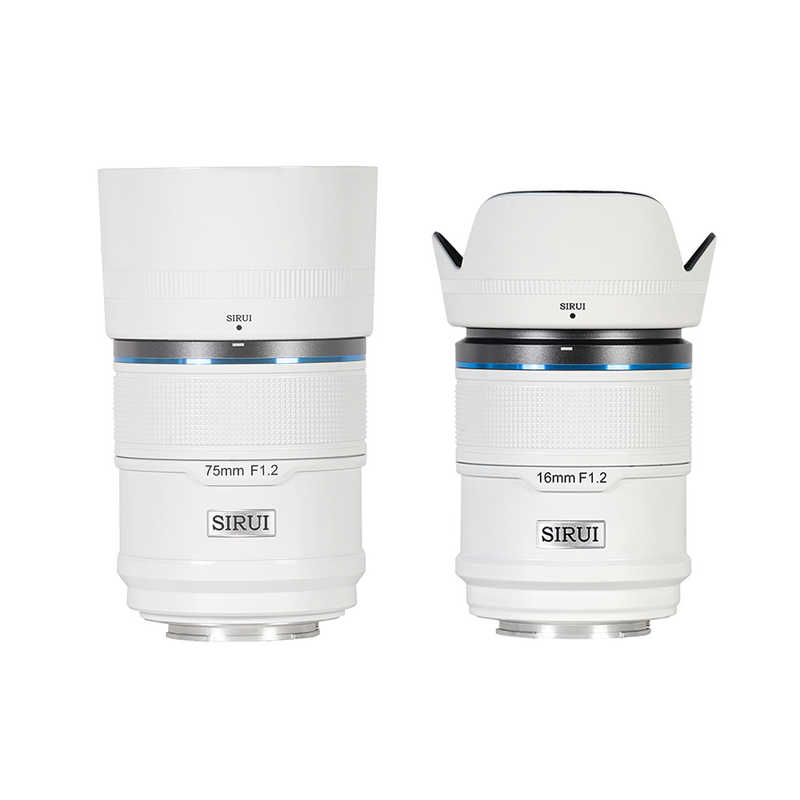 SIRUI　オートフォーカスレンズ F1.2 APS-C 2本セット(16/75mm) Z/ホワイト ［ニコンZ / 単焦点レンズ］ ホワイト　AS-2S-ZW-JP 59,400円