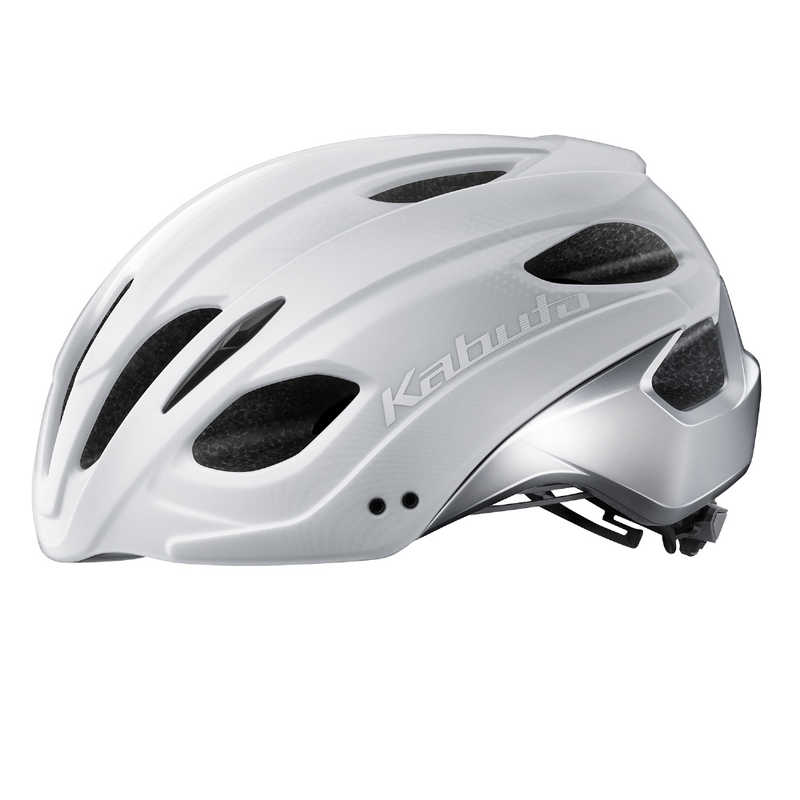 オージーケーカブト　REZZA-3 ツートンホワイト M/L(57-60cm)　REZZA_3