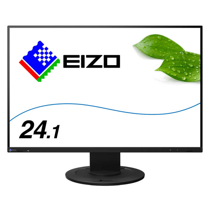 EIZO　液晶モニター FlexScan フレームレス アンチグレアIPS 疲れ目軽減 ［ 24.1型 / WUXGA(1920×1200) / ワイド ］ ブラック　EV2410R-BK