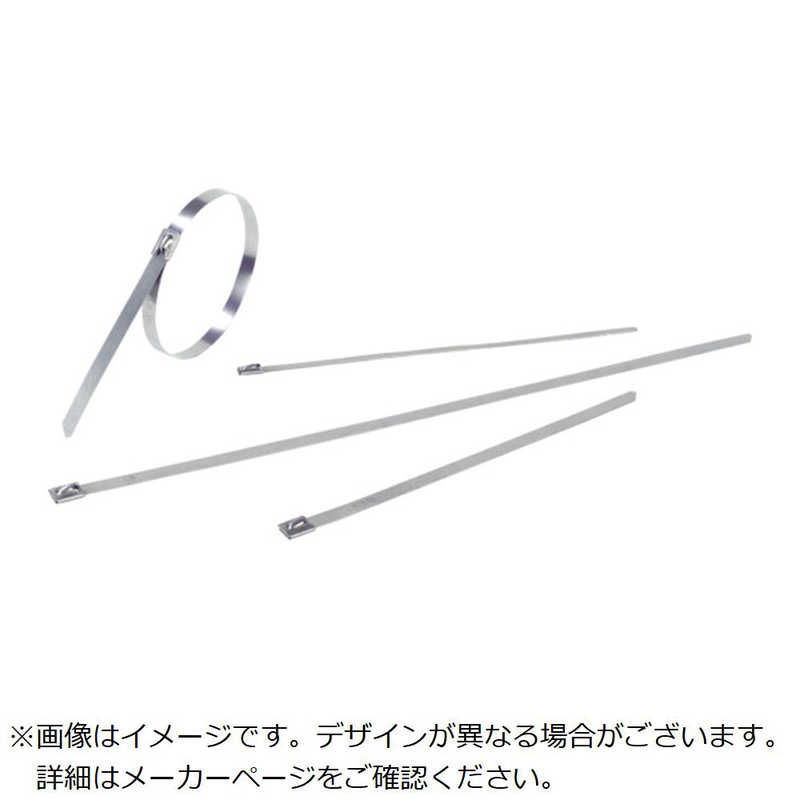ABB　TY-MET 304ステンレススチールタイ(ボールロックタイプ)幅4.6X長さ1400mm 100本入り　YLS4.61400A