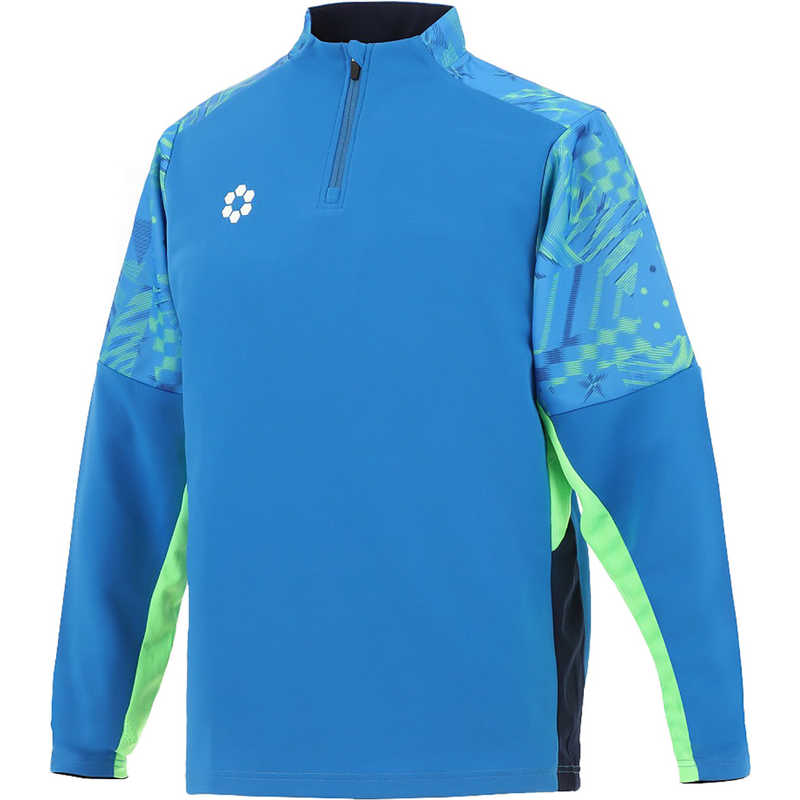 イミオ　SFIDA(スフィーダ) メンズ TEAMPRESS ウォームアップHZトップ Brilliant Blue 2XL 　SA25802_25SS