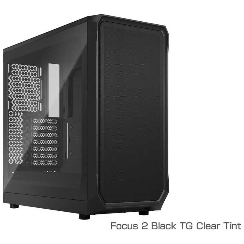 FRACTALDESIGN　PCケース［ATX/microATX/Mini-ITX］Focus 2 Black TG Clear Tint　FD-C-FOC2A-01 8,729円
