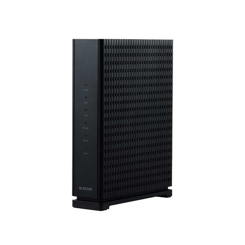エレコム ELECOM ルーター 親機 WiFi7 11be/11ax 2882+688Mbps IPv6 高速通信 AIセキュリティ EasyMesh対応 ブラック WRC-BE36QSD-B