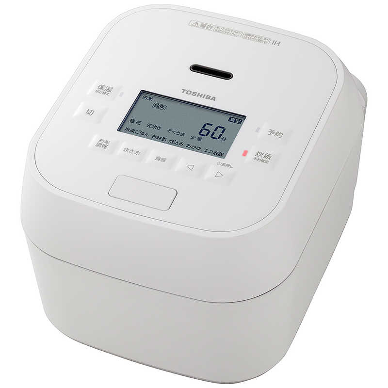東芝　TOSHIBA　炊飯器 5.5合 炎匠炊き 真空圧力IHジャー 銅かまど丸釜 グランホワイト　RC-10HGX-W