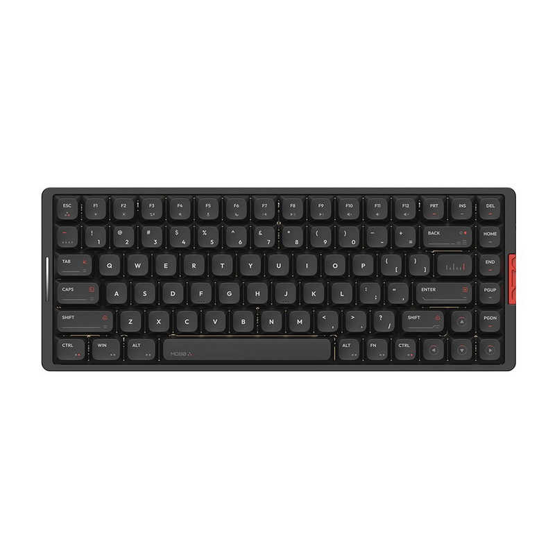 iQunix　MQ80 Shadow Black Gold Red Switch ゲーミングキーボード ［有線・ワイヤレス / USB (Type-C)］ ブラック　iq-mq80-sdwblk-gold-red｜コジマ店