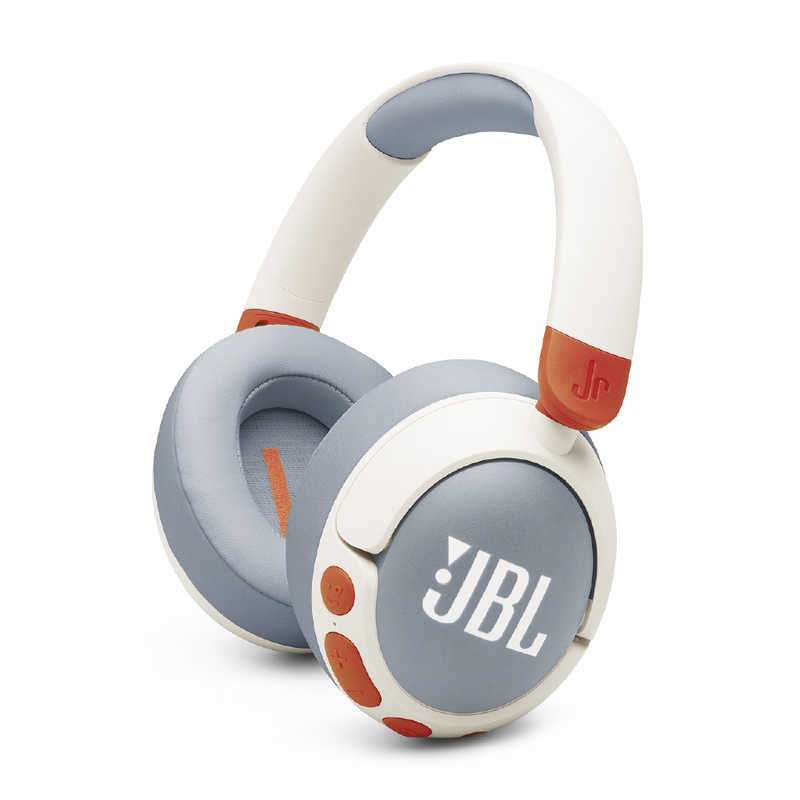 JBL　子ども用 ブルートゥースヘッドホン JBL Junior 470NC ［ ノイズキャンセリング対応 / Bluetooth対応 ］ ホワイト　JBLJR470NCWHT