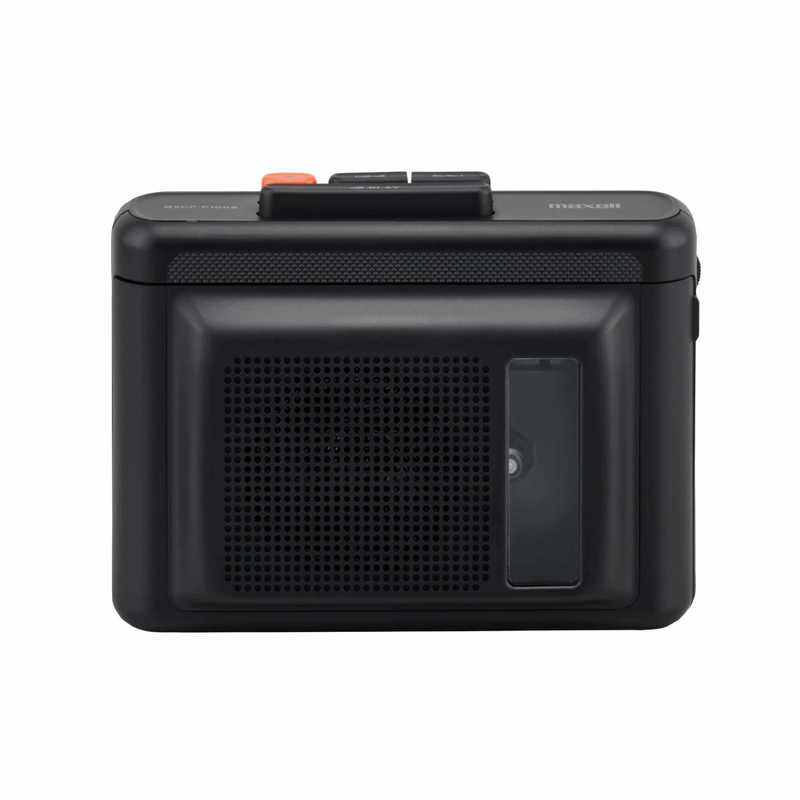 マクセル　スピーカー付き Bluetooth対応 ポータブルカセットプレーヤー ブラック　MXCP-P100S-BK｜コジマ店