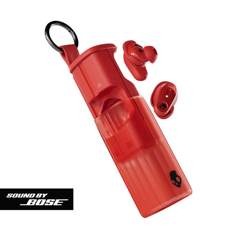 SKULLCANDY　完全ワイヤレスイヤホン Method 360 ANC SOUND BY BOSE ［ワイヤレス(左右分離) / ノイズキャンセリング対応 / Bluetooth対応］ PLASMA RED　S2MTW-T995｜コジマ店