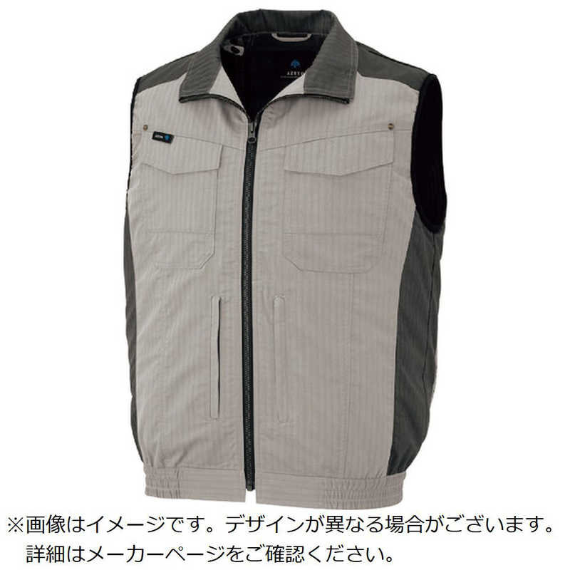 アイトス　空調服用ベスト ( 空調服 TM ) シルバーグレー LL　AZ30697003LL