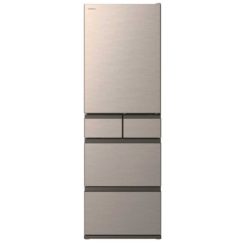 日立 HITACHI 【買替えで10000pt進呈 5/6まで】冷蔵庫 5ドア 470L 右開き HWSタイプ 真ん中冷凍室 まるごとチルド 幅60cm ライトゴールド R-HWS47X-N(標準設置無料)