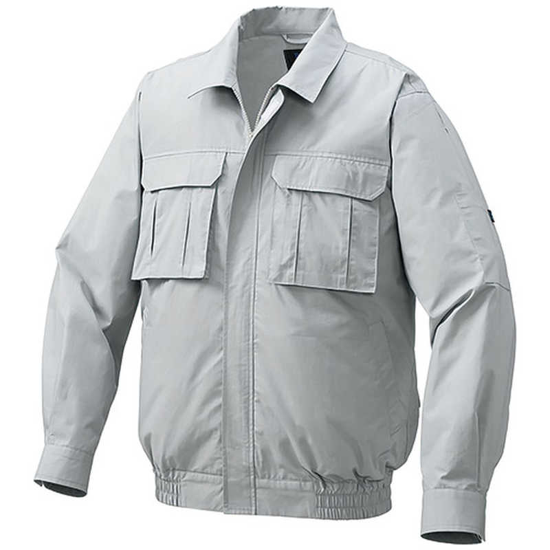 空調服　綿薄手脇下マチ付き ウェアのみ シルバー 3L　KU91900C06S5｜コジマ店