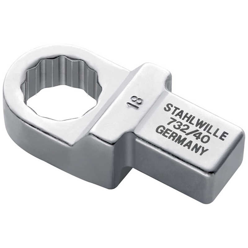 STAHLWILLE　ジョイントサイズ14×18mm トルクレンチ用差替メガネヘッド 27mm　732/40-27 12,564円