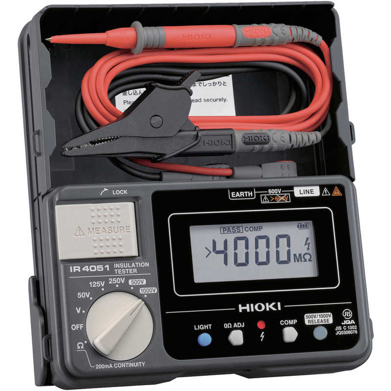 日置電機　5レンジ絶縁抵抗計 ハードケースモデル　IR405110