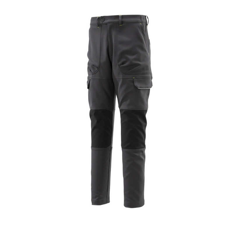 ミズノ　ワークパンツ（通年向け） [ユニセックス] 4XL-8 08：チャコール×ブラック　F2JF119408
