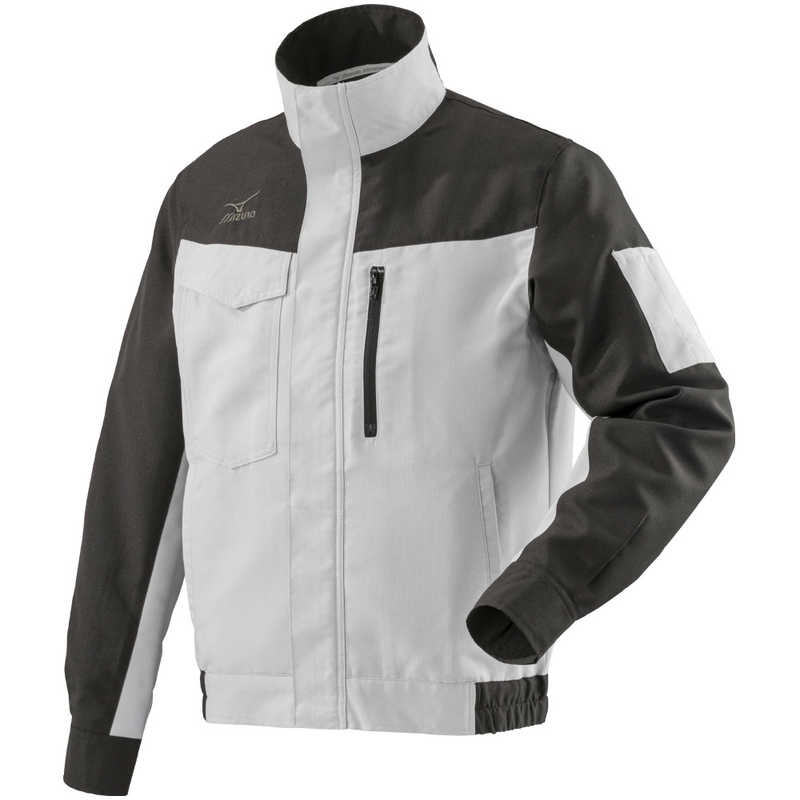 ミズノ　ワークジャケット(春夏向け) ［ユニセックス］ 6XL-8 73：チャコールグレー×ベイパーシルバー　F2JE018373