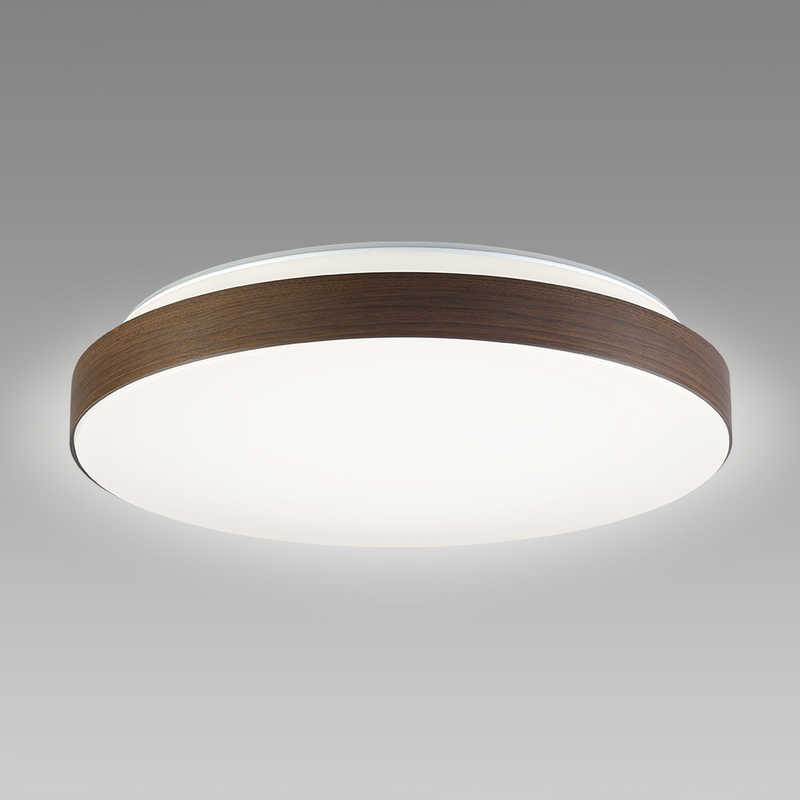ホタルクス　LED照明 シーリングライト 8畳 調光 調色 かんたん留守タイマー ホタルック リモコン付属 ダークブラウン色　HLDC08433SG