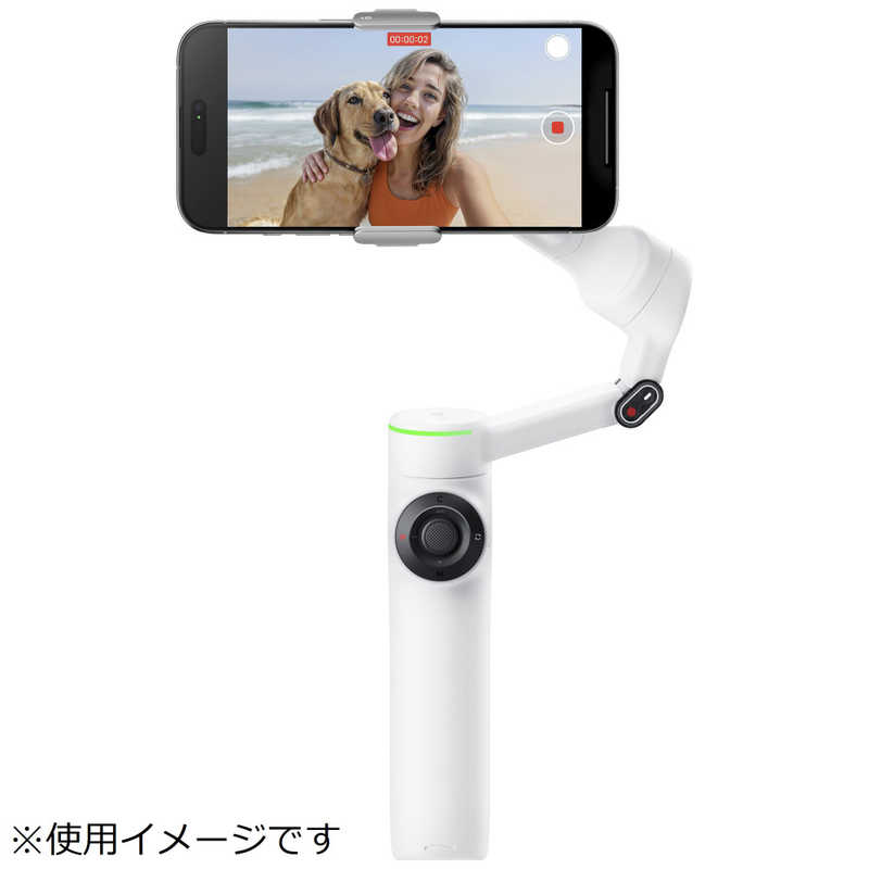 INSTA360　Insta360 Flow 2 Pro スマートフォン用スタビライザー 通常版 ホワイト サミットホワイト　CINSABQB/Flow201