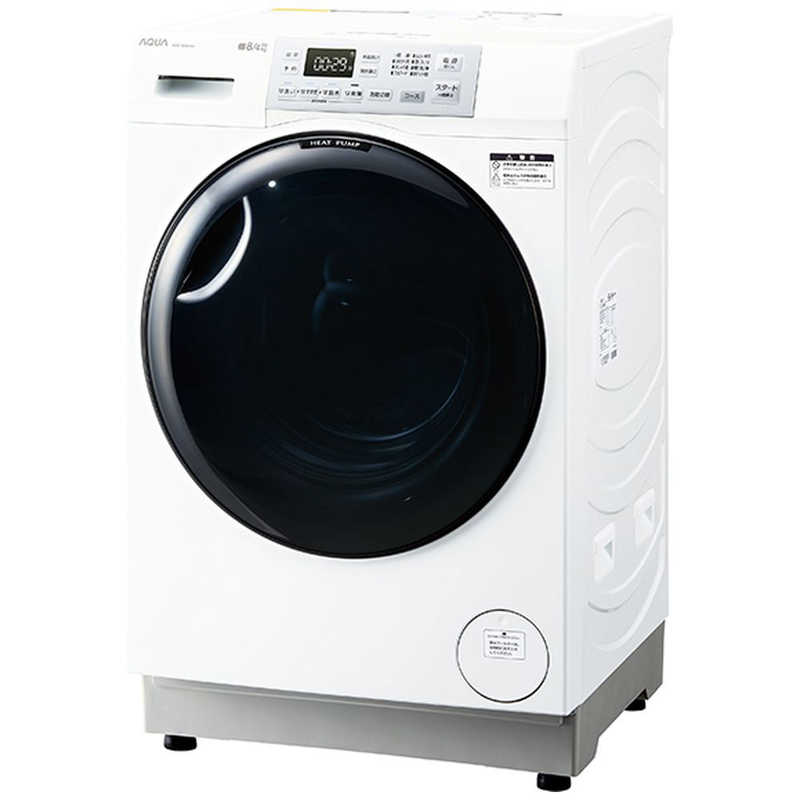 アクア AQUA 【買い替えで5000pt進呈 7/31まで】ドラム式洗濯乾燥機 (右開き) 洗濯8.0kg 乾燥4.0kg ヒートポンプ乾燥 ホワイト AQW-SD8A-R-W(標準設置無料)|コジマ店
