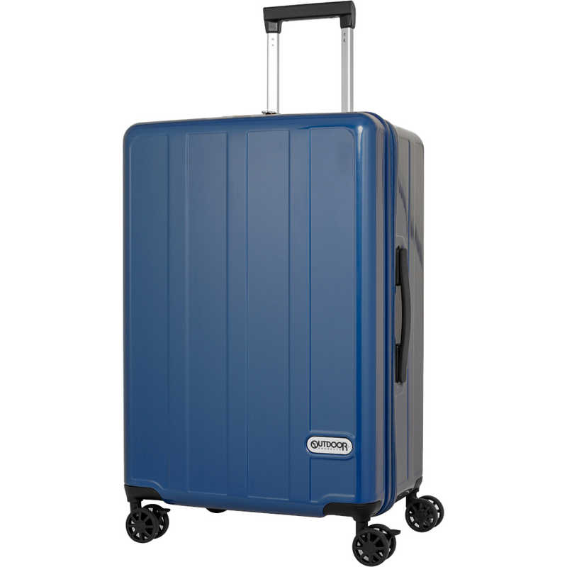OUTDOOR　スーツケース ファスナータイプ 旅行日数目安： 1週間 71L TSAロック搭載 内装仕切り付き フットストッパー付き 預け入れ無料サイズ ［TSAロック搭載］ ブルー　OD-0904-60-BL｜コジマ店