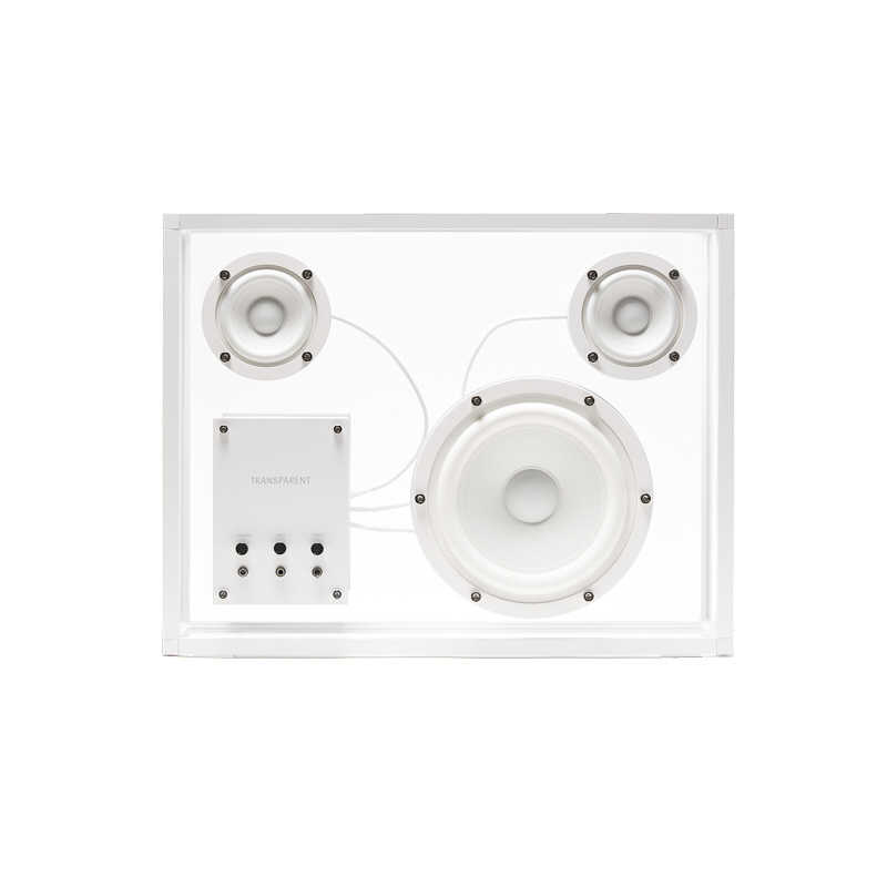 TRANSPARENTSPEAKER　Transparent Speaker Wi-Fi Version WiiM Mini搭載 Wi-Fiスピーカー ［Bluetooth対応 / Wi-Fi対応］ ホワイト　TPS-05-Wifi