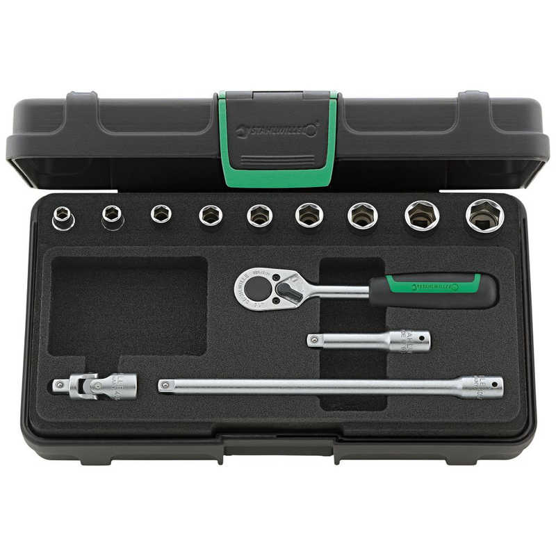 STAHLWILLE　13点組 1/4SQ インチサイズ ソケットレンチセット　40A/9/4KN
