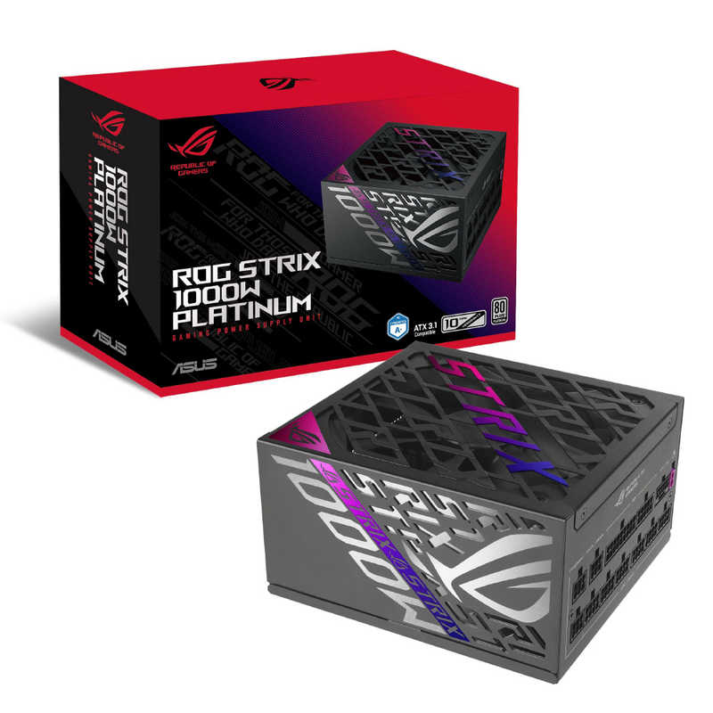 ASUS エイスース　PC電源 ［1000W /ATX /Platinum］　ROG-STRIX-1000P-GAMING