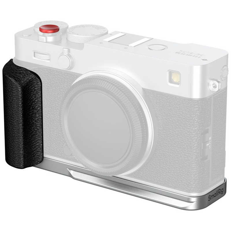 SMALLRIG　FUJIFILM X-E5用 シリコンハンドル付きL字型マウントプレート シルバー　SR5447
