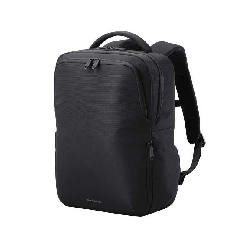 エレコム　ELECOM　リュック 18L 衝撃吸収 15.6インチPC対応 出張 通勤 小物整理ポケット付 撥水 バックパック ZEROSHOCK　ZSB-BP02P15BK