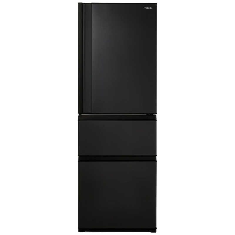 東芝　TOSHIBA　冷蔵庫 3ドア 356L 右開き VEGETA ベジータ SCシリーズ 真ん中野菜室 幅60cm マットチャコール　GR-Y36SC-KZ（標準設置無料）
