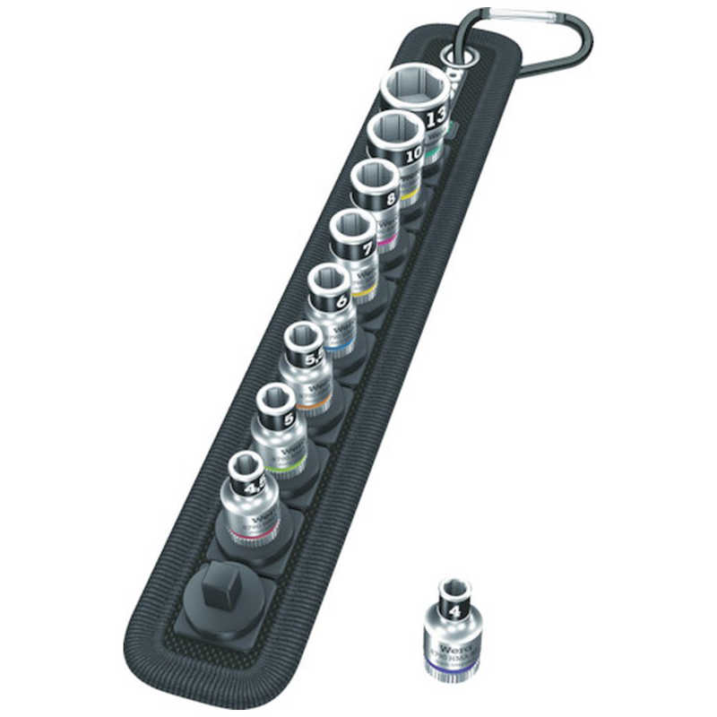 WERA社　Wera BELT 1 8790 HMA HF ベルトソケットセット 1/4　003880
