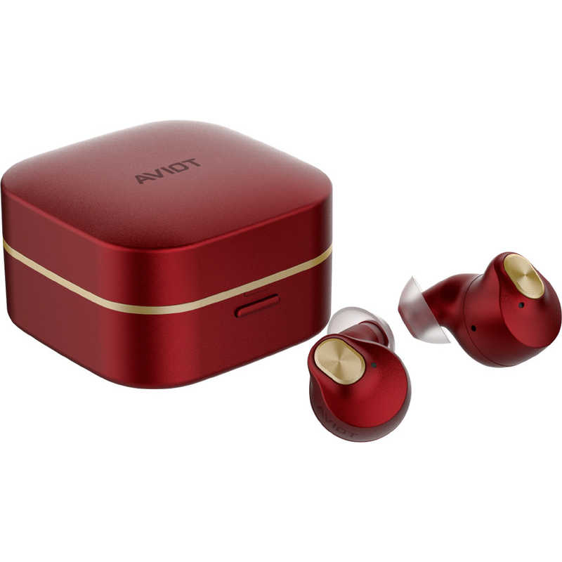 AVIOT　完全ワイヤレスイヤホン Red Spinel　TE-Q3R-RD