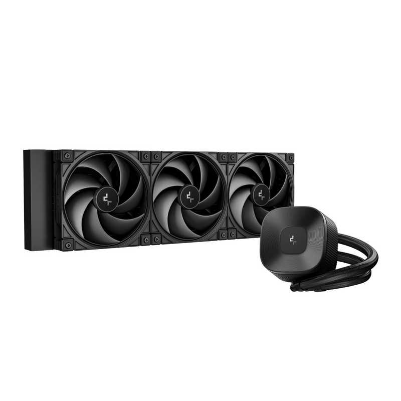 DEEPCOOL　水冷CPUクーラー 120mmファンx3 ［LGA1851/1700/1200/1155/1151/1150・AM5/AM4］ LE360 V2 ZERO DARK　R-LE360ZERO-BKLNMD-G-1｜コジマ店