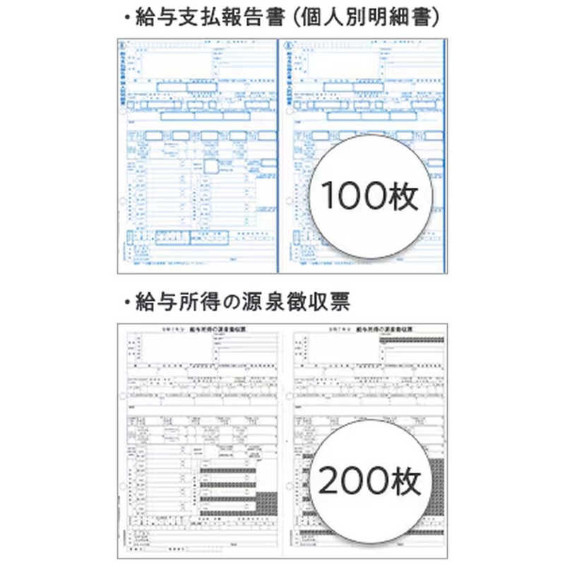 弥生　令和7年分 ページプリンタ用源泉徴収票(200人用)　202603