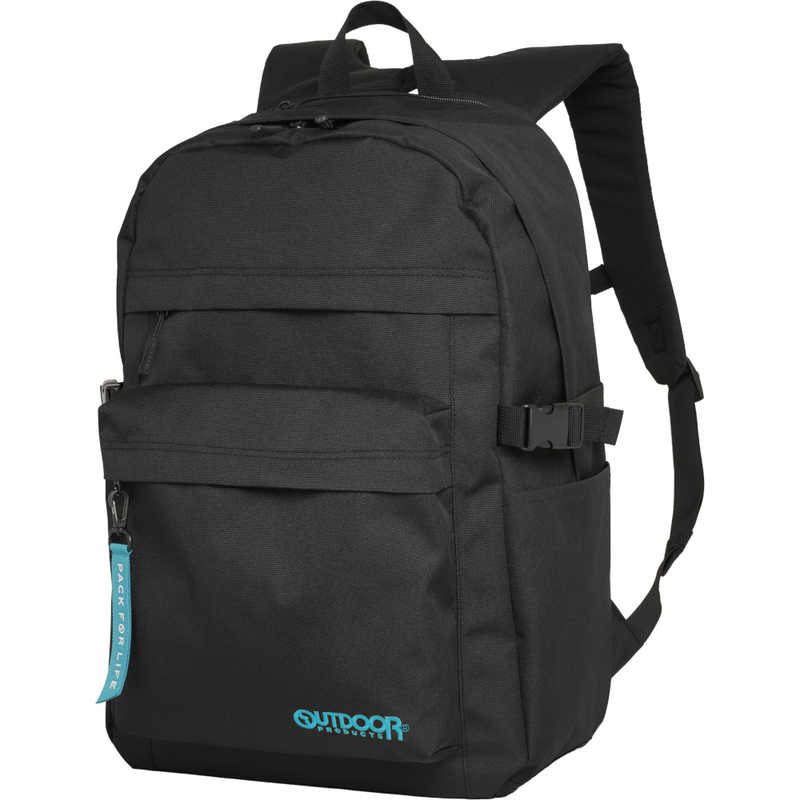 OUTDOOR　デイパック スクールリュック 通学 通勤 大容量 35L 15.6インチ PC対応 撥水 軽量 ブルー/ブラック　OD-11192-BLBK