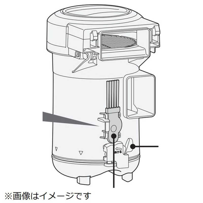日立　HITACHI　掃除機用ダストケース(SP-J)(N)　CV-S350E9-003｜コジマ店